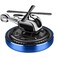 Blue Ocean Fragrance Solar Helicopter Air Freshener, Eco Solar-Powered Helicopter Car Perfume