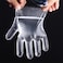 KKmoon-100pcs Disposable Plastic Gloves Latex Free Powder Free Clear PE Gloves Non-Sterile for Cleaning Cooking Hair Coloring Dishwashing Food Handling