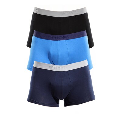 Cottonil Relax Plain Boxer for Men - Size 6 - 3 Pieces
