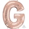 Anagram Letter Girls Foil Balloon- 32-Inch Size- Rose Gold