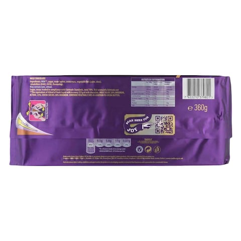 Cadbury Dairy Milk Chocolate Bar 360g