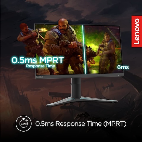 Lenovo Gaming G-Series - G24-20, 23.8 Inch (60.452 cm) 1920 X 1080 Pixels FHD IPS Monitor LCD, 165HZ, 0.5MS, 99% SRGB, 350 Nits, Amd Freesync Premium, HDMI 2.0, DP, Height Adjust Stand (Raven Black)