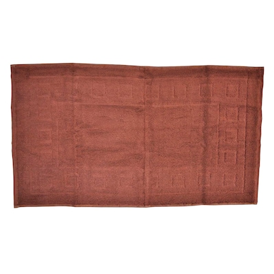 King's Collection Bath Mat 50x80cm Brown