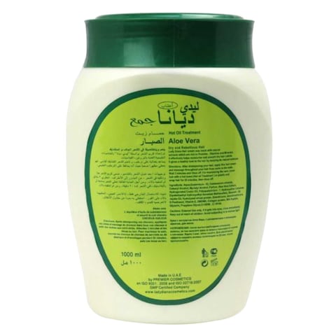Lady Diana Herbal Collection Aloe Vera Intensive Nourishment Hot Oil Treatment Hair Cream 1000ml