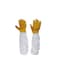 Beekeeping Gloves/Premium Bee Keeper Hand Protection Gloves, 1 Pair (Yellow &amp; White)