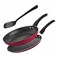 Raj Non-Stick Frypan with Crepe Pan and Turner Set
