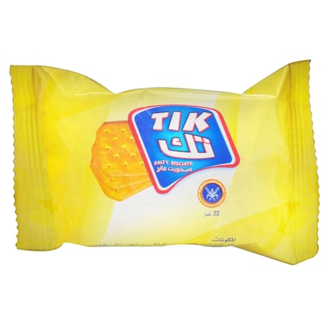 Kuwait Flour Mills Tik Salty Biscuits 22g x 36