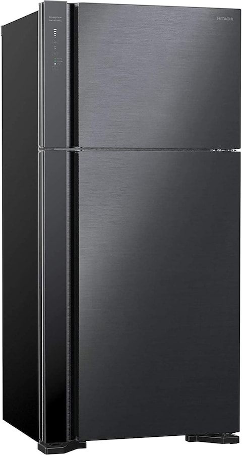 Hitachi 510L Net Capacity Top Mount Inverter Series Refrigerator Brilliant Black- RV710PUK7KBSL