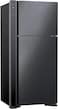Hitachi 510L Net Capacity Top Mount Inverter Series Refrigerator Brilliant Black- RV710PUK7KBSL