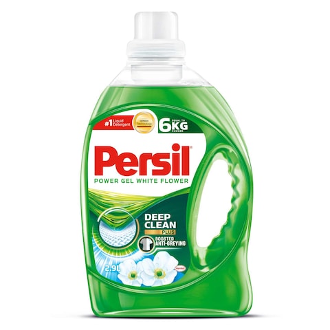 Persil Deep clean Plus Laundry Liquid Detergent White Flower 2.9L
