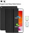 Ntech iPad 10.2 8th Gen 2020 / 7th Generation 2019 With Pencil Holder Flexible Soft Tpu Back Cover Ultra Slim Lightweight Stand Protective Case For Apple iPad 8/7 -Black