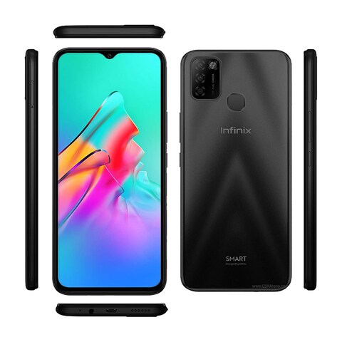 Infinix Smart 5 - 6.6-inch 32GB/2GB Dual SIM 4G Mobile Phone - Midnight Black