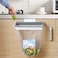Vsell24 Portable Hanging Garbage Bag Holder, Over the Door/Cabinet Mounted, with Lid, for Kitchen, Bathroom&hellip;
