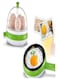 Generic Electric Egg Boiler With Frying Pan Abc137 Green/White