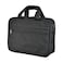 Eminent Premium Polyester Shoulder Laptop Bag 17 Inch Light Weight 180&deg; Opening Business Laptop Briefcase for Men Women on Travel Business S0790 Black