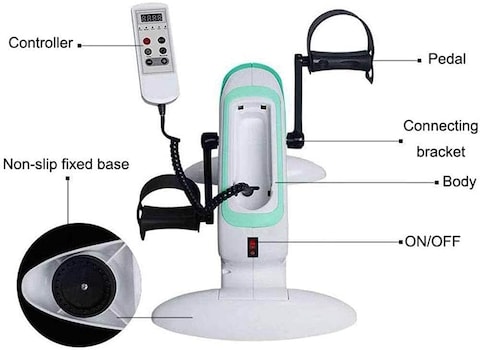 Stationary Bike Portable Pedal Exerciser Amazon Buy Electric Pedal