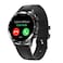 Generic-Black IP67 Waterproof Smart Watch Fitness Tracker Smart Bracelet Heart Rate Blood Pressure Monitor Health Monitor BT Bracelet Smartwatch Sports Tracker Bracelet for Men Women-Leather Strap