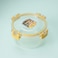 Royalford 550 ml Round Airtight Container With A Lid-Rf11254 Plastic Container With A Silicone Sealing Ring Fitted Lid Transparent Storage Container, Yellow