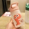 350ml Cute Creative Cups Portable Colorful Drinkware Glass Water Bottle