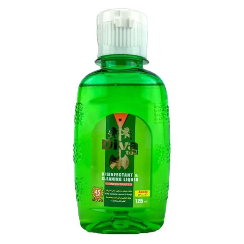 Divatoll Multi Purpose Disinfectant and Cleaning Liquid with Apple Scent - 125ml