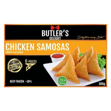 Butler&#39;s Delight Chicken Samosa 180G