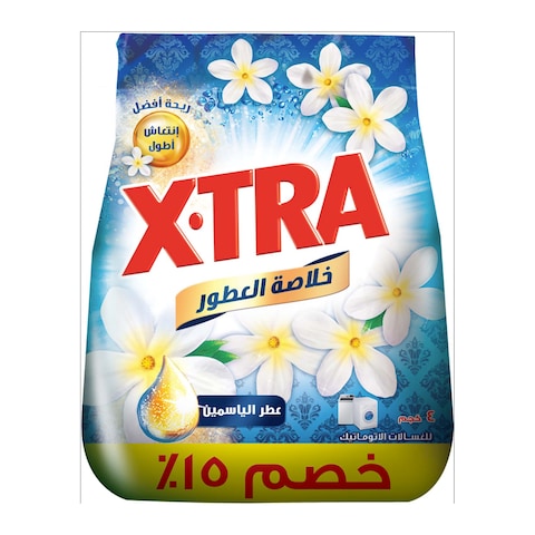 اكسترا مسحوق غسيل اتوماتيك برائحة الياسمين - 4 كجم