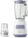 Philips Blender, 700 W, 1.5Lt Glass Jar, 5 Speeds, Pulse, White And Green, Piano Buttons, 4 Star Blade, Mill