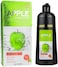 Apple Herbal Extract Ammonia-Free Hair Color Cream No Side Effect Shampoo 500ml (Black)
