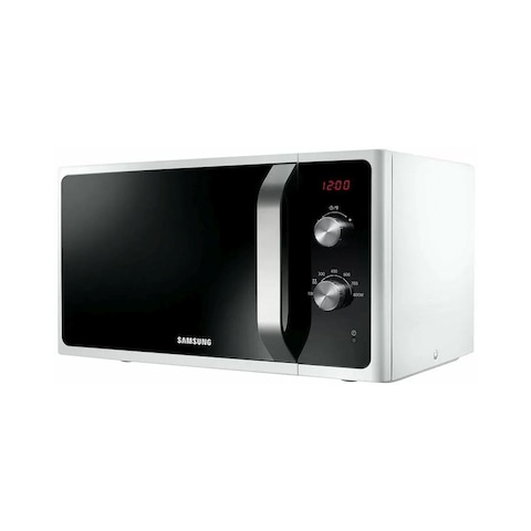Samsung Microwave Oven with Dual Dial - 23 Liter - Silver - MS23F300EEW