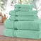 Comfy 550 GSM Set of 6 100% Cotton Towel Set - Mint