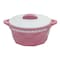 Selvel Diamond Casserole Blue And White 1L