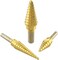 3 Piece Titanium Step Drill Bit Set