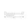 Kitchen Toolbar Black 40cm