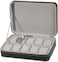 Doreen Men's 10-Grid Faux Leather Watch Box Jewelry Bracelet Organizer Velvet Display Rack Storage Case Tray Case Holder Travel Accessory For Men（GC1168A）