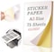 Generic A3 A4 Size Glossy Paper Sticker Shipping Label Paper Full Sheet With Self Adhesive For Inkjet And Laser Printers-75 Sheets (A3)