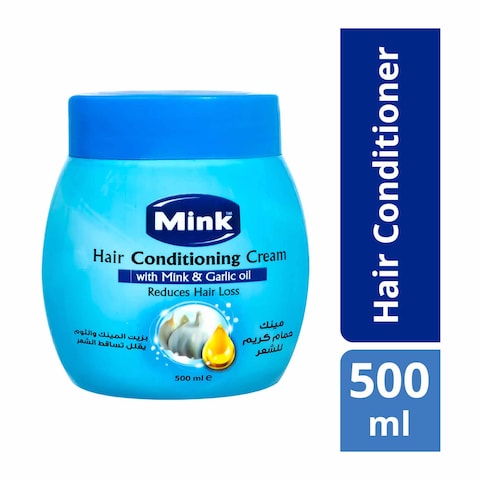 Mink Hair Conditioning Cream, Mink &amp; Garlic Oil - 500 ml