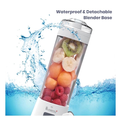HomePro BlendPro Plus Electric USB-C Port Juicer Blender White 400ml