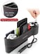 Car Seat Crevice Storage Box Dual Socket Car Seat Storage Organize with Lighters Car Seat Filler Gap Organizer with USB Charging Multi-function Car Adapter-Insert