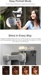 Zhiyun Smooth-Q3 Handheld 3-Axis Smartphone Gimbal Stabilizer Portable Phone Vlog Gimbal Max, 280G Payload Built-In Battery Led Fill Light Supports Gesture Control Ultra Wide Angle Zoom Smartfollow