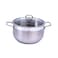 Falez Stainless Steel Casserole 26CM - Silver