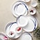 LARAH BY BOROSIL 38 PC STRIPE DINNER SET