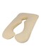 Generic U-Shaped Maternity Pillow Cotton Beige 120X80cm