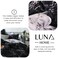 Luna Home Single size 4 pieces, without filler, marble design.