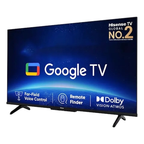 هايسنس تلفاز غوغل ذكي بدقة UHD LED مقاس 55 بوصة 55A61H أسود