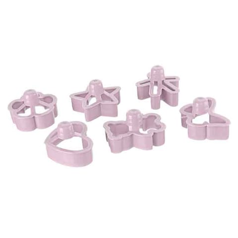 Titiz Baking Cutter Set - 6 Pieces - Purple