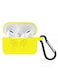 FOCUS AirPods Pro 2 Case Soft Silicone Cover Shockproof Skin with Keychain Carabiner Compatible with Apple AirPods Pro 2nd Generation 2022 Case