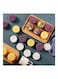 Generic Mid-Autumn Festival Moon Cake Making Mold With 6 Stamp White/Beige/Silver 14 X 5 X 5cm