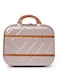 PK 4 Piece Hardside Luggage Travel Trolley Bag Set, Rose Gold