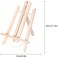 Generic Mini Portable Wooden Art Easel Stand Adjustable Angle Tabletop Painting Easel Display Stand Art Supplies For Children Students Artist Adults
