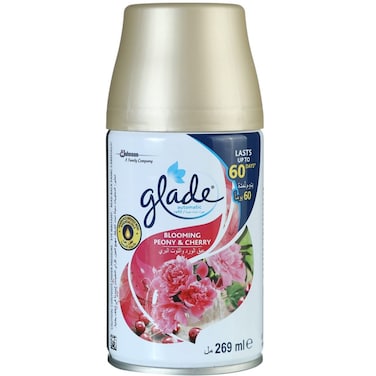 Glade Automatic Refill Air Freshener with Blooming Peony and Cherry Scent - 269ml
